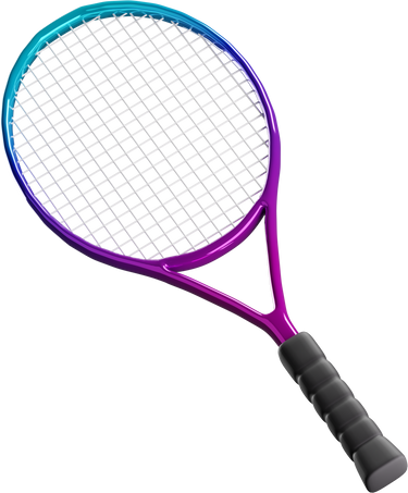 Tennis Racket Cutout 