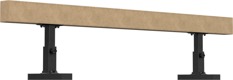 3D rendering illustration of a mini balance beam